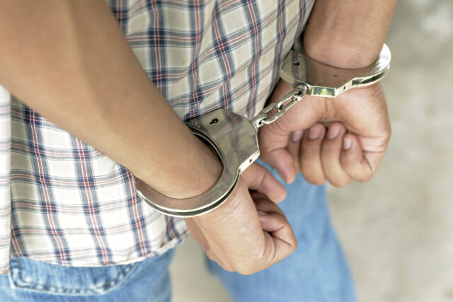 photo - man in handcuffs