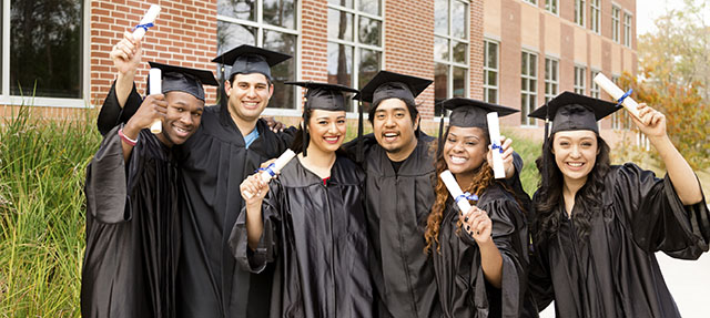 photo - Happy College Graduates