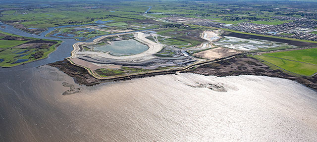 photo - Dutch Slough Tidal Marsh Restoration Project Aerial View