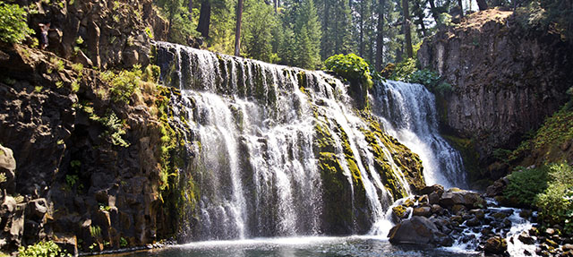 photo - Waterfall on the McCloud River near Mount Shasta, California