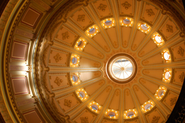 photo - Inside the Capitol Rotunda in Sacramento, California