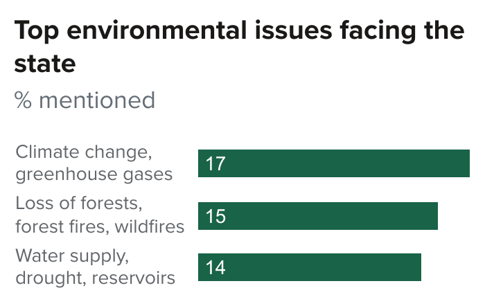 figure - Top environmental issues facing the state