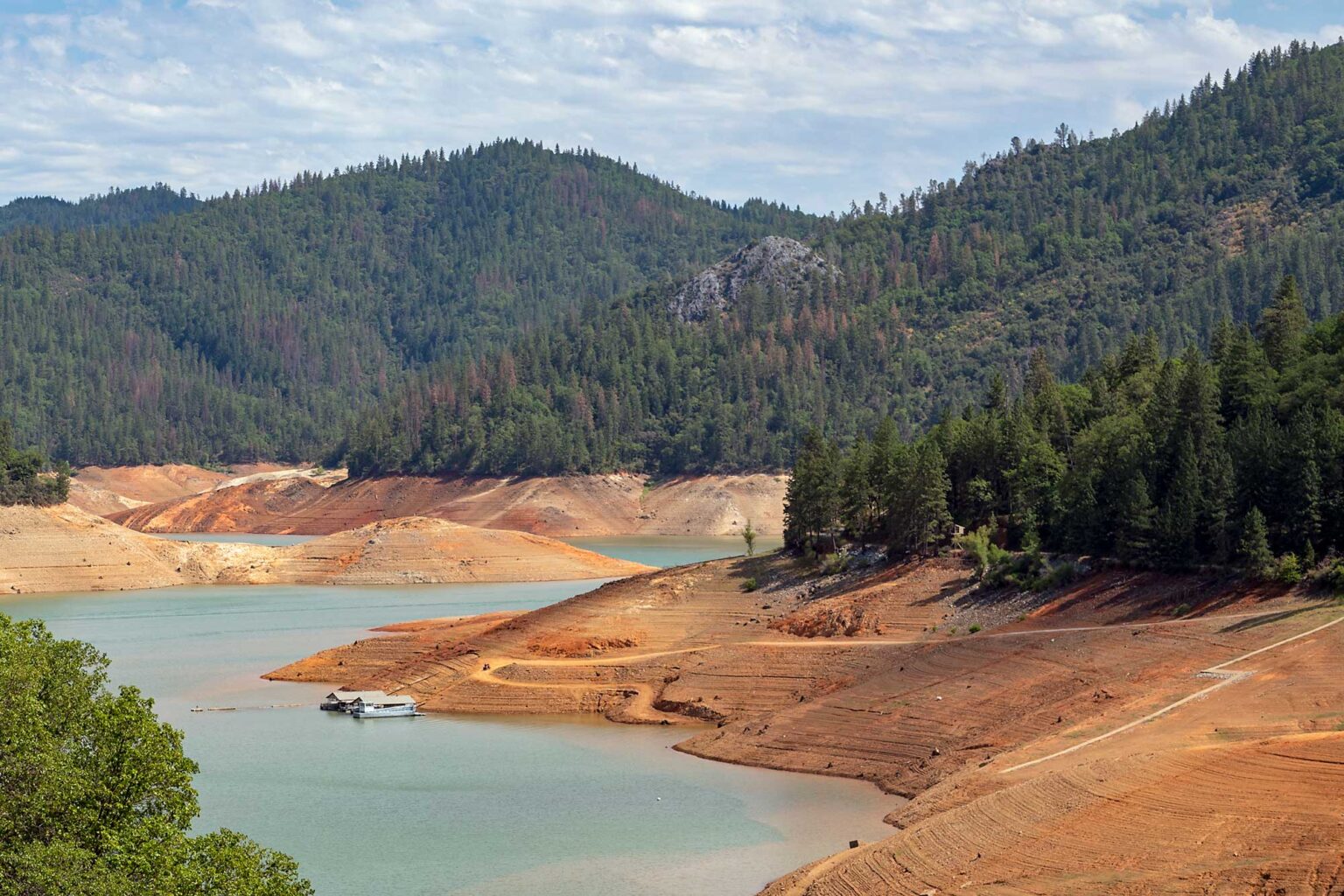 Shasta Lake with Low Water Level Public Policy Institute of California